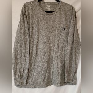Ralph Lauren Charcoal Long Sleeve Tee
